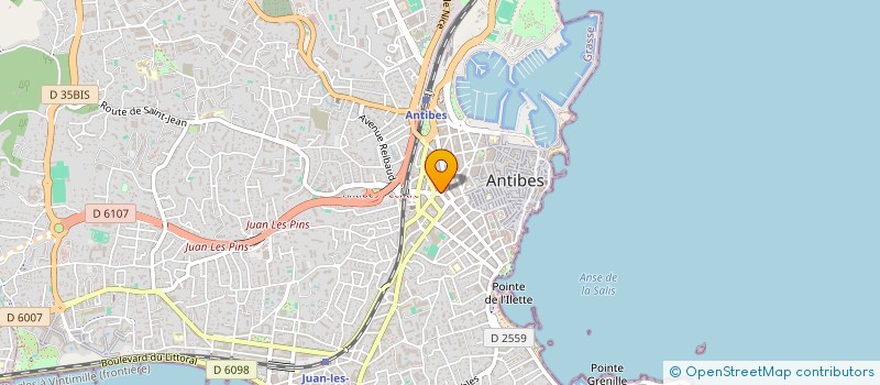 localisation de l'entreprise MONSIEUR CHRISTOPHE CHAUMET-LAGRANGE à ANTIBES