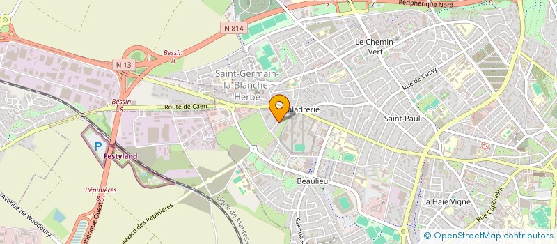 localisation de l'entreprise MONSIEUR CHRISTOPHE CHAUMONT à CAEN