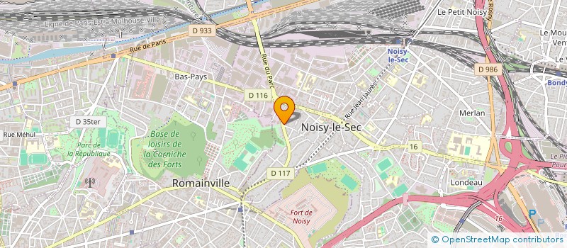 localisation de l'entreprise MONSIEUR CHRISTOPHE CHAUPOND à NOISY-LE-SEC