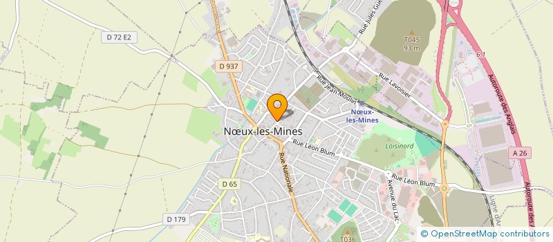 localisation de l'entreprise MONSIEUR CHRISTOPHE CHAUSSOY  NUX-LES-MINES