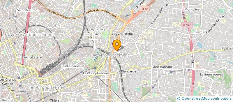 localisation de l'entreprise MONSIEUR CHRISTOPHE CHAUVEL à MARSEILLE