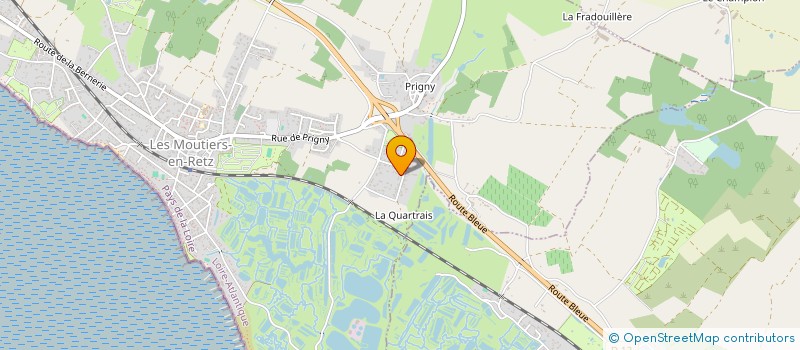 localisation de l'entreprise MONSIEUR CHRISTOPHE CHAUVELON à LES MOUTIERS EN RETZ