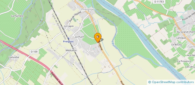 localisation de l'entreprise MONSIEUR CHRISTOPHE CHAUVIER  LANGON