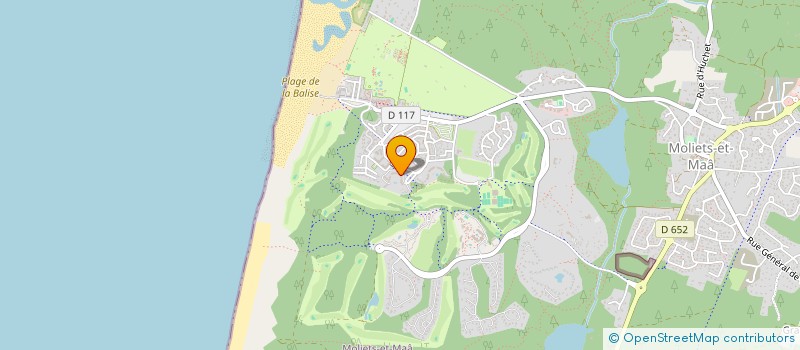 localisation de l'entreprise MONSIEUR CHRISTOPHE CHAUVIERE  MOLIETS-ET-MAA