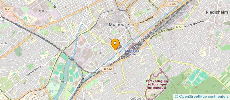 localisation de l'entreprise MONSIEUR CHRISTOPHE CHAUVIN  MULHOUSE