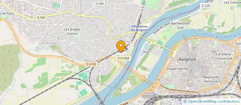 localisation de l'entreprise MONSIEUR CHRISTOPHE CHAUVIN  LES ANGLES