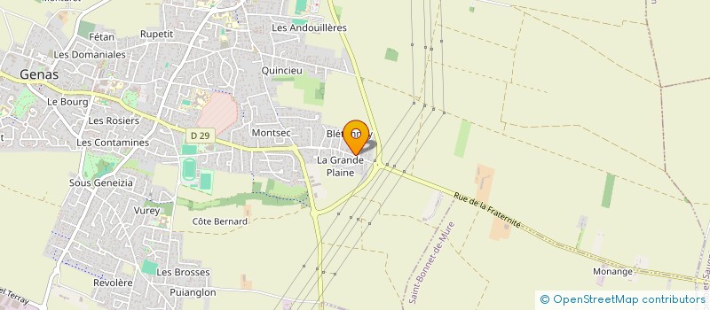 localisation de l'entreprise MONSIEUR CHRISTOPHE CHAVRIER à GENAS