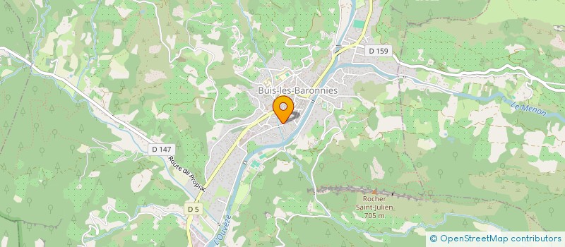 localisation de l'entreprise MONSIEUR CHRISTOPHE CHAWAF  BUIS-LES-BARONNIES