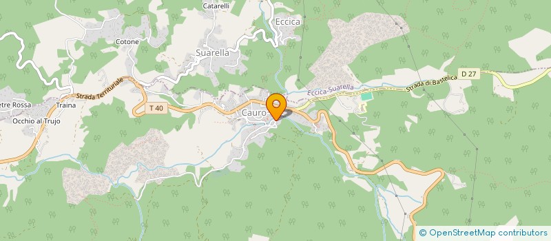 localisation de l'entreprise MONSIEUR CHRISTOPHE CHAZEL  CAURO