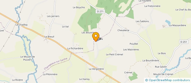 localisation de l'entreprise MONSIEUR CHRISTOPHE CHENAIS à CHAMPEAUX-SUR-SARTHE