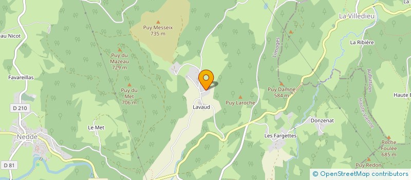 localisation de l'entreprise MONSIEUR CHRISTOPHE CHENAUD  NEDDE