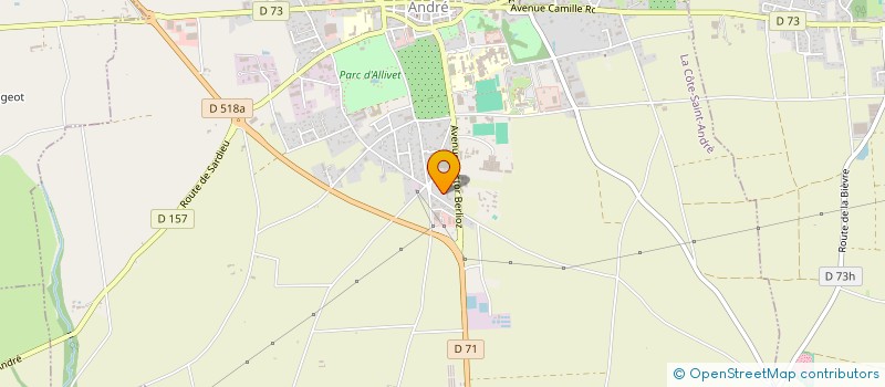 localisation de l'entreprise MONSIEUR CHRISTOPHE CHENAVAS  LA COTE-SAINT-ANDRE