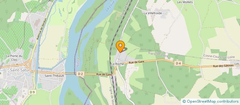 localisation de l'entreprise MONSIEUR CHRISTOPHE CHENE à COSNE-COURS-SUR-LOIRE