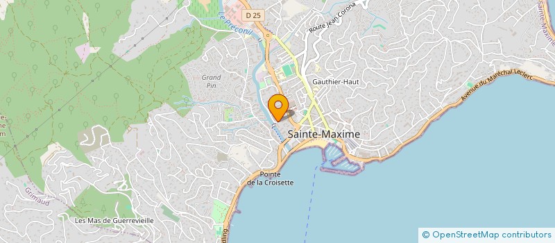 localisation de l'entreprise MONSIEUR CHRISTOPHE CHENG à SAINTE-MAXIME