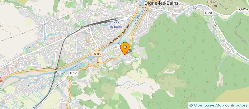 localisation de l'entreprise MONSIEUR CHRISTOPHE CHERRIER à DIGNE-LES-BAINS