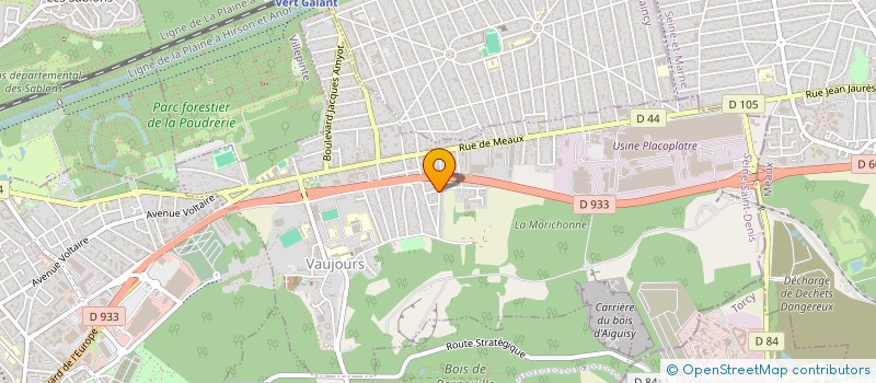 localisation de l'entreprise MONSIEUR CHRISTOPHE CHERUBIN  VAUJOURS