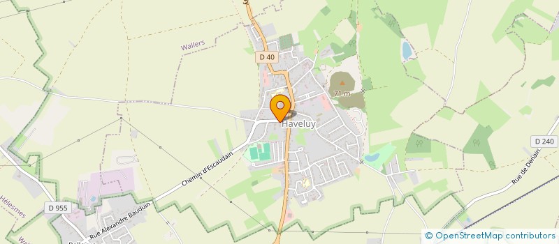 localisation de l'entreprise MONSIEUR CHRISTOPHE CHEVAILLIER  HAVELUY