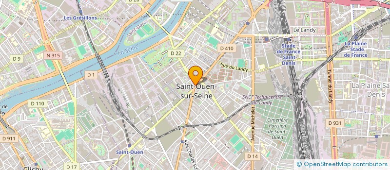 localisation de l'entreprise MONSIEUR CHRISTOPHE CHEVALIER à SAINT-OUEN-SUR-SEINE