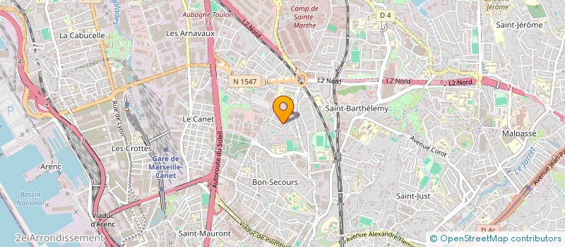 localisation de l'entreprise MONSIEUR CHRISTOPHE CHEVALIER à MARSEILLE