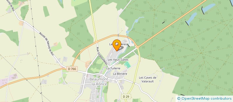 localisation de l'entreprise MONSIEUR CHRISTOPHE CHEVALIER  BAUGE-EN-ANJOU