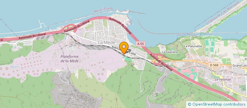 localisation de l'entreprise MONSIEUR CHRISTOPHE CHEVALIER  CHATEAUNEUF-LES-MARTIGUES