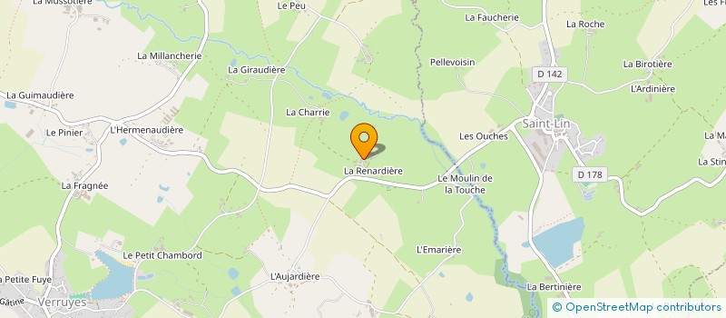 localisation de l'entreprise MONSIEUR CHRISTOPHE CHEVALIER  VERRUYES