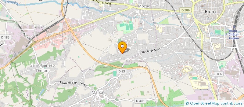 localisation de l'entreprise MONSIEUR CHRISTOPHE CHEVALLIER  MOZAC