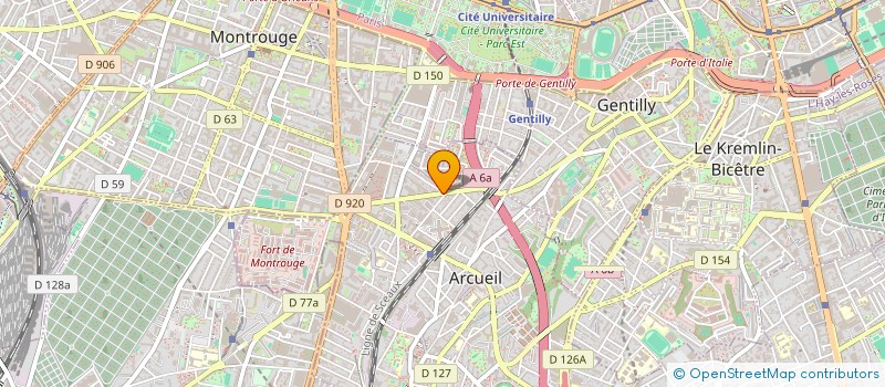 localisation de l'entreprise MONSIEUR CHRISTOPHE CHEVALOT à ARCUEIL