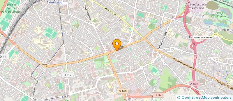 localisation de l'entreprise MONSIEUR CHRISTOPHE CHEVAU à ANGERS