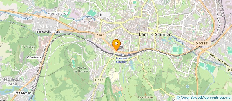 localisation de l'entreprise MONSIEUR CHRISTOPHE CHEVEAU  LONS-LE-SAUNIER