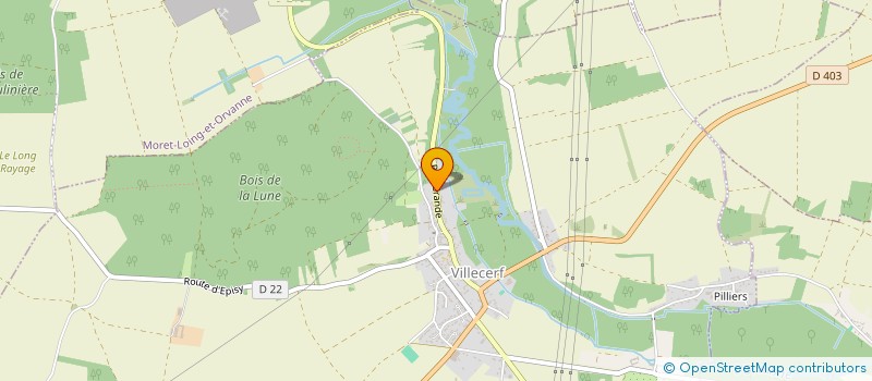 localisation de l'entreprise MONSIEUR CHRISTOPHE CHEVET  VILLECERF