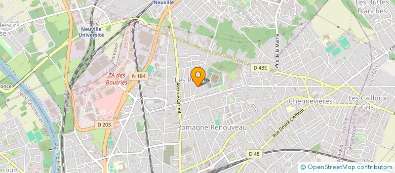 localisation de l'entreprise MONSIEUR CHRISTOPHE CHEVILLARD  CONFLANS-SAINTE-HONORINE