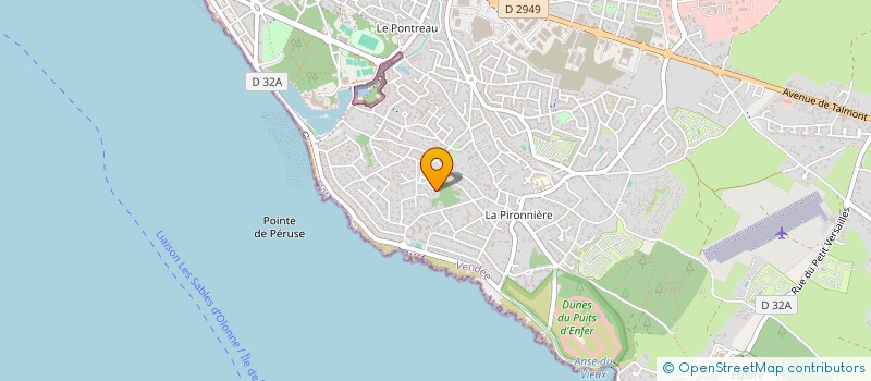localisation de l'entreprise MONSIEUR CHRISTOPHE CHEVRIER à LES SABLES D'OLONNE