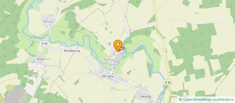 localisation de l'entreprise MONSIEUR CHRISTOPHE CHEYSSON  SAINTE-VERTU