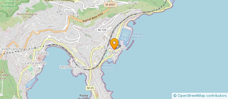 localisation de l'entreprise MONSIEUR CHRISTOPHE CHIESA  BEAULIEU-SUR-MER