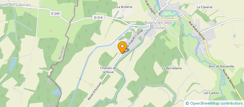 localisation de l'entreprise MONSIEUR CHRISTOPHE CHIRAT  ROGNY-LES-SEPT-ECLUSES