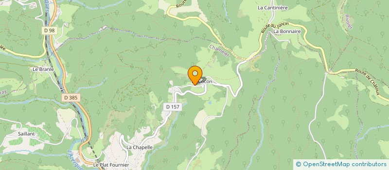 localisation de l'entreprise MONSIEUR CHRISTOPHE CHIRCHIRILLO  CHAMELET