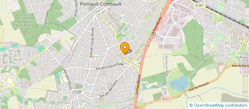 localisation de l'entreprise MONSIEUR CHRISTOPHE CHODECKI à PONTAULT-COMBAULT