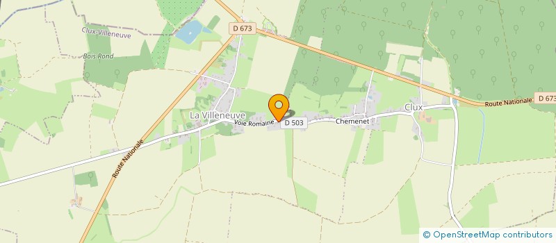 localisation de l'entreprise MONSIEUR CHRISTOPHE CHOMTON  CLUX-VILLENEUVE