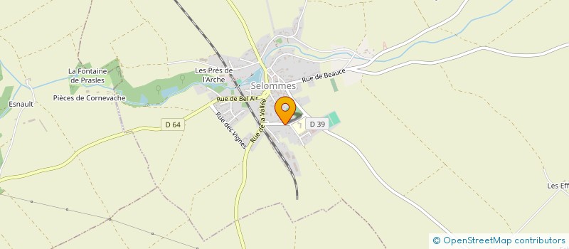 localisation de l'entreprise MONSIEUR CHRISTOPHE CHOPARD  SELOMMES