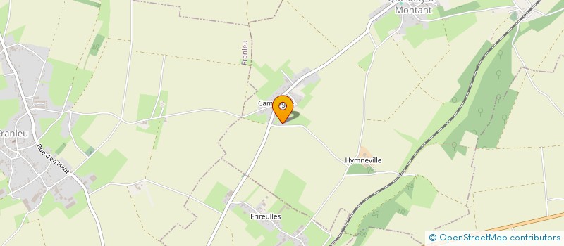 localisation de l'entreprise MONSIEUR CHRISTOPHE CHOQUART  QUESNOY-LE-MONTANT