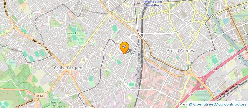 localisation de l'entreprise MONSIEUR CHRISTOPHE CHOQUET à MONTPELLIER
