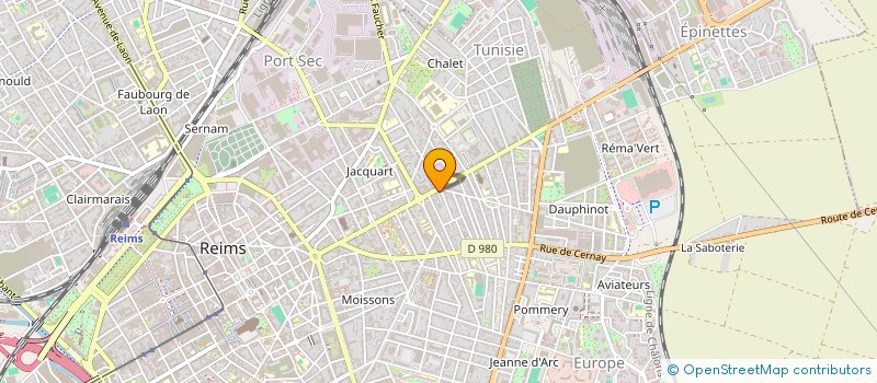 localisation de l'entreprise MONSIEUR CHRISTOPHE CHOQUET  REIMS