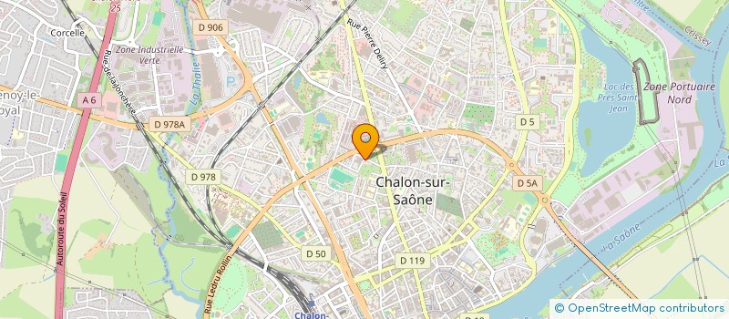 localisation de l'entreprise MONSIEUR CHRISTOPHE CHOUREAU  CHALON-SUR-SAONE