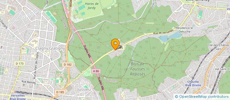 localisation de l'entreprise MONSIEUR CHRISTOPHE CHRISTIAN SOUBIRAN  VILLE-D'AVRAY