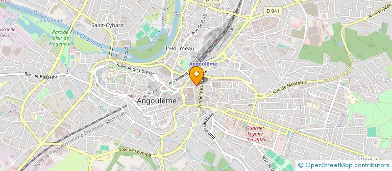localisation de l'entreprise MONSIEUR CHRISTOPHE CHUECA à ANGOULEME