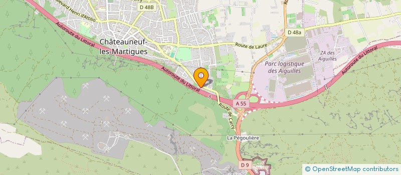 localisation de l'entreprise MONSIEUR CHRISTOPHE CIANCIOLO  CHATEAUNEUF-LES-MARTIGUES