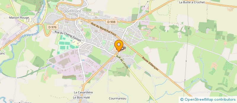 localisation de l'entreprise MONSIEUR CHRISTOPHE CICHY à DOMFRONT-EN-POIRAIE