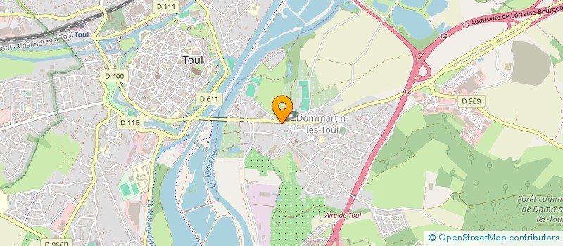 localisation de l'entreprise MONSIEUR CHRISTOPHE CIKALLESHI  DOMMARTIN-LES-TOUL