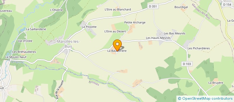 localisation de l'entreprise MONSIEUR CHRISTOPHE CIROU à MAROLLES-LES-BUIS